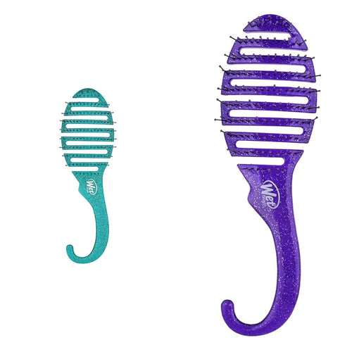 Wet Brush Shower Hair Brush Detangler Bundle with Exclusive Ultra-soft IntelliFlex Bristles - 2 Pack