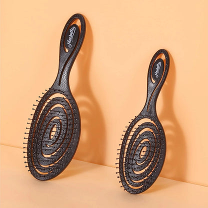 Ninabella Detangler Brush - No Tangle Hair Brush for Women, Fine, Thick and Long Hair - Hairbrush for Wet and Dry Hair, Gentle on the Scalp - Light Blue