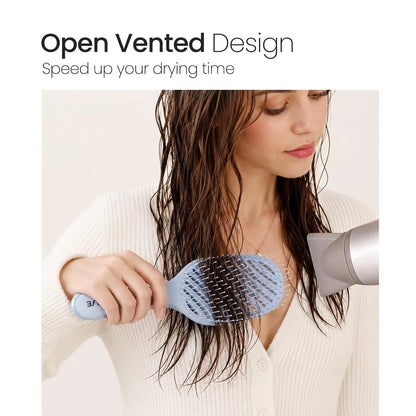 AIMIKE Spiral Flex Hair Brush for Fine Hair, Gentle Detangler for Women