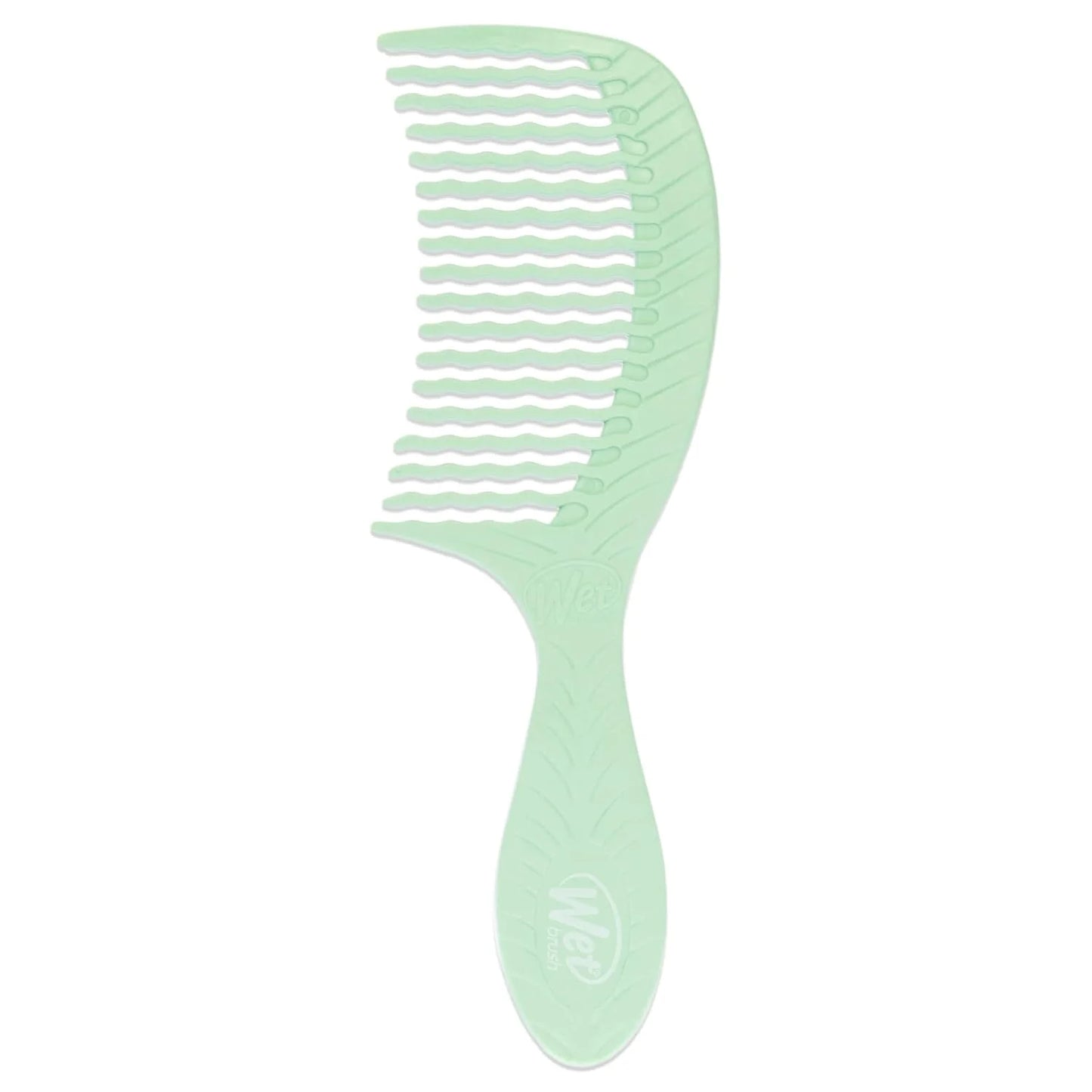 Wet Brush Go Green Charcoal Infused Treatment Comb - Wide Tooth Hair Detangler with WaveTooth Design that Gently and Glides Through Tangles - No Split Ends and No Damage