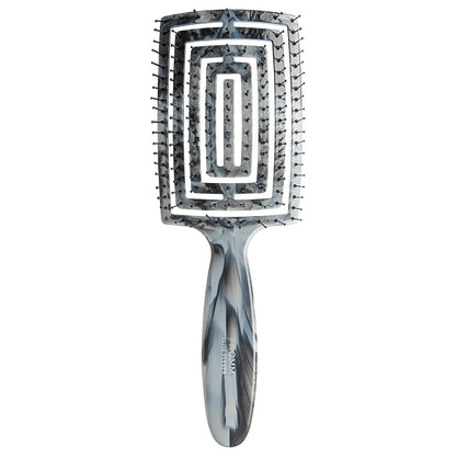 Fromm Professional Elite Flexer Ceramic x Ionic Wet & Dry Detangling Vent Brush | Gentle Hair Detangler & Massage Brush Smooths Frizz & Flyaways, Glides Through Medium to Thick Hair, Easy to Clean