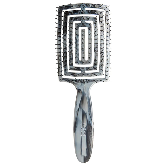 Fromm Professional Elite Flexer Ceramic x Ionic Wet & Dry Detangling Vent Brush | Gentle Hair Detangler & Massage Brush Smooths Frizz & Flyaways, Glides Through Medium to Thick Hair, Easy to Clean
