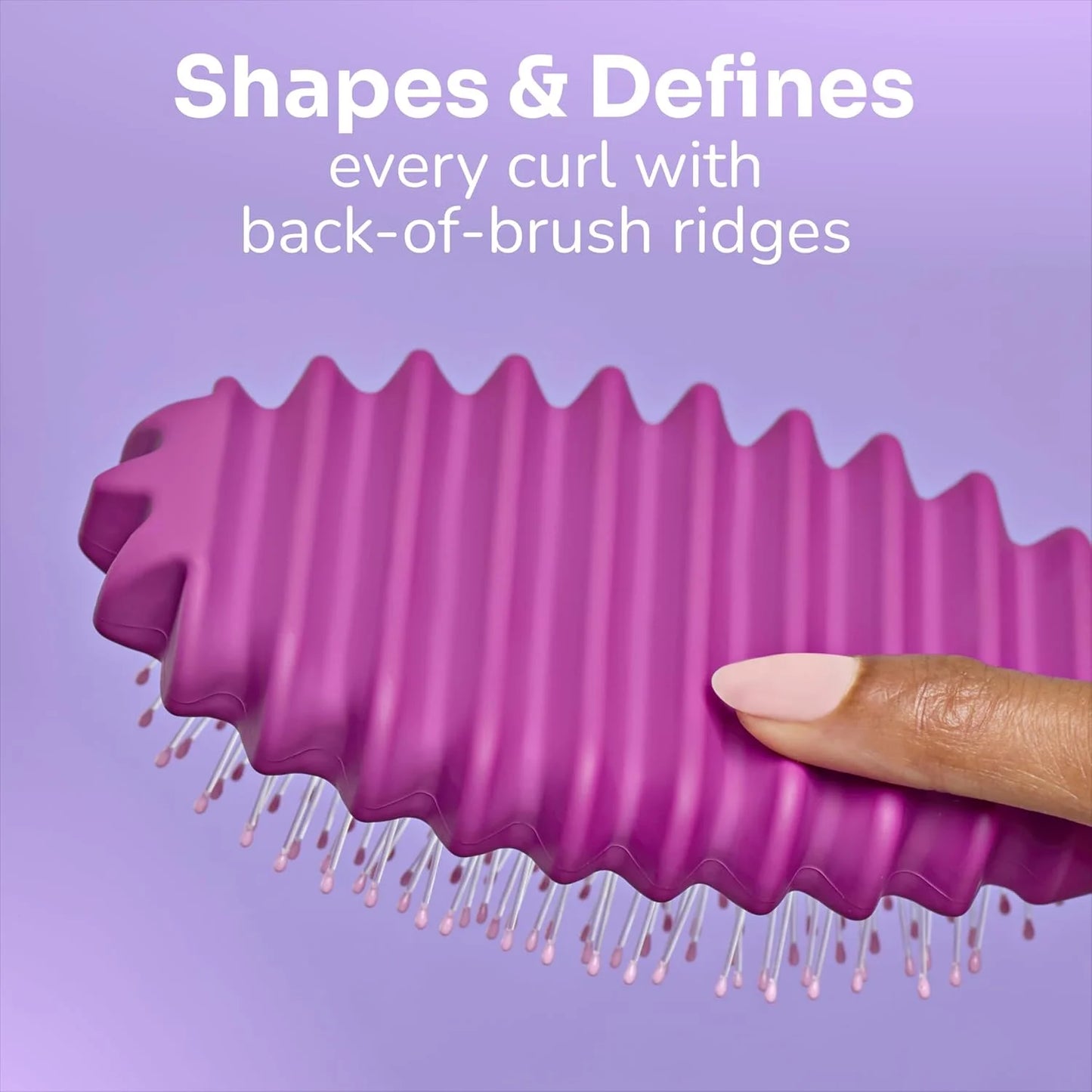 Wet Brush Curl Shaper Detangler Brush, Pink, Made for Women, Men & Kids