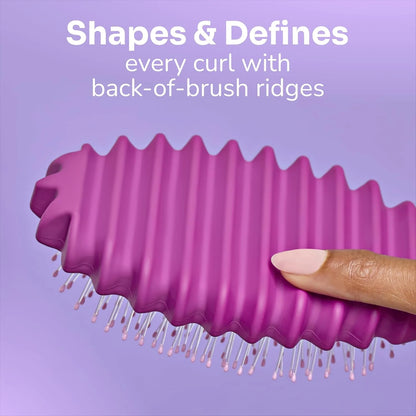 Wet Brush Curl Shaper Detangler Brush, Pink, Made for Women, Men & Kids