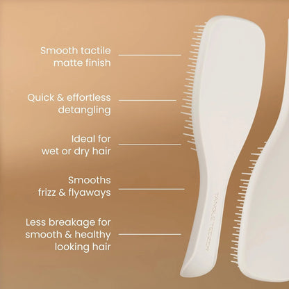 Tangle Teezer Matte Ultimate Detangler Brush, Straight to Curly, Cream