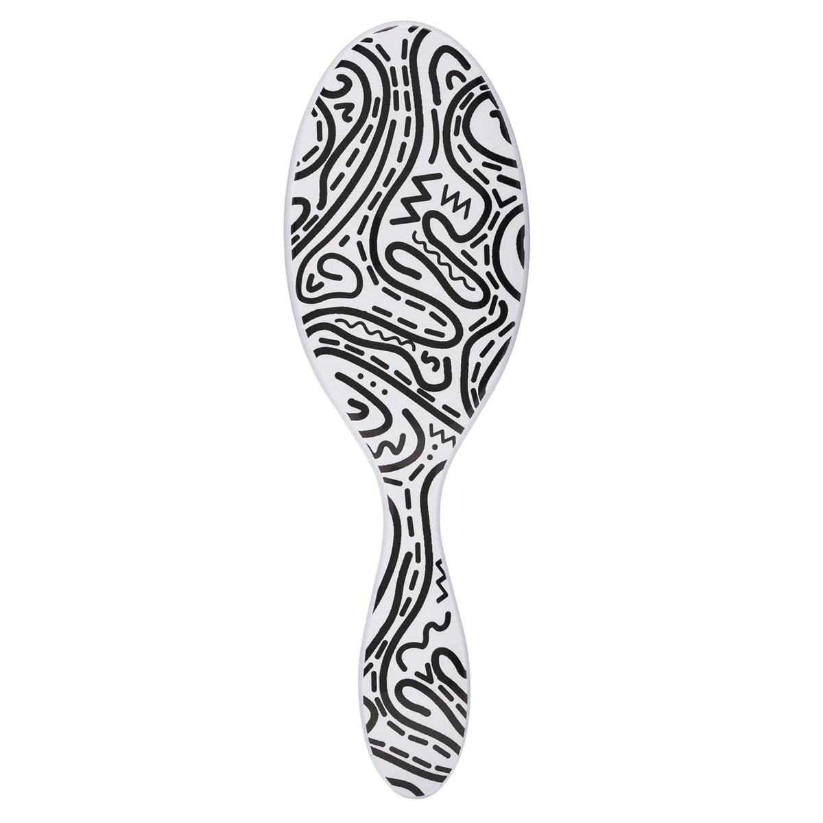 Wet Brush Original Detangler Hair Brush, Hipster Sketch, Ultra-Soft IntelliFlex Bristles, Detangling Bristles Glide Through Tangles (Wet & Dry Hair), Women & Men