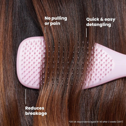 Tangle Teezer Ultimate Detangler Brush, Straight to Wavy, Millennial Pink