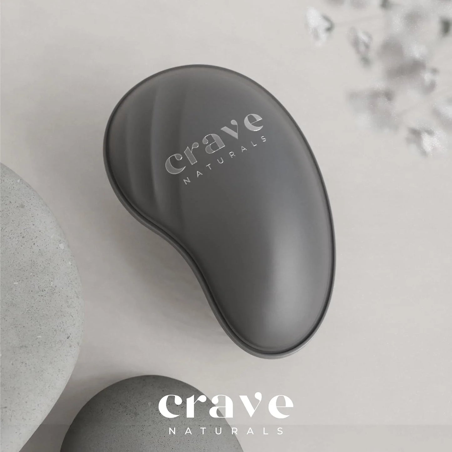 Crave Naturals Detangling Hair Brush Large Turquoise – Glide Thru Hair Detangler Brush for Women, Kids & Toddlers – Gentle Scalp Care, No-Pain Tangle-Free Hairbrush for All Hair Types