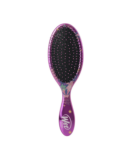 Wet Brush Disney Original Detangler Brush Princess Wholehearted - Jasmine, Dark Purple - All Hair Types - Ultra-Soft IntelliFlex Bristles Glide Through Tangles with Ease