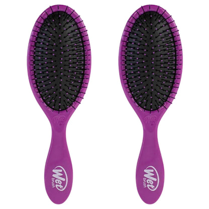 Wet Brush Original Detangler Hair Brush,Amazon Exclusive Aqua-Ultra-Soft IntelliFlex Bristles-Detangling Hairbrush Glides Through Tangles-All_Hair Types(Wet&Dry Hair)-Women & Men,2 Count (Pack of 12)