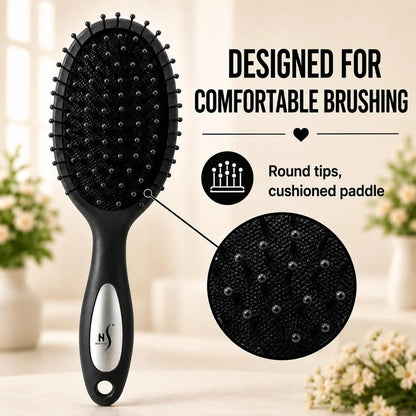 HerStyler Purple Hair Brush Detangler -Pain Free, No Breakage