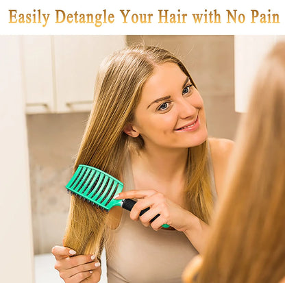 Detangling Brush for Women & Kids, Wet & Dry Hair, All Hair Types