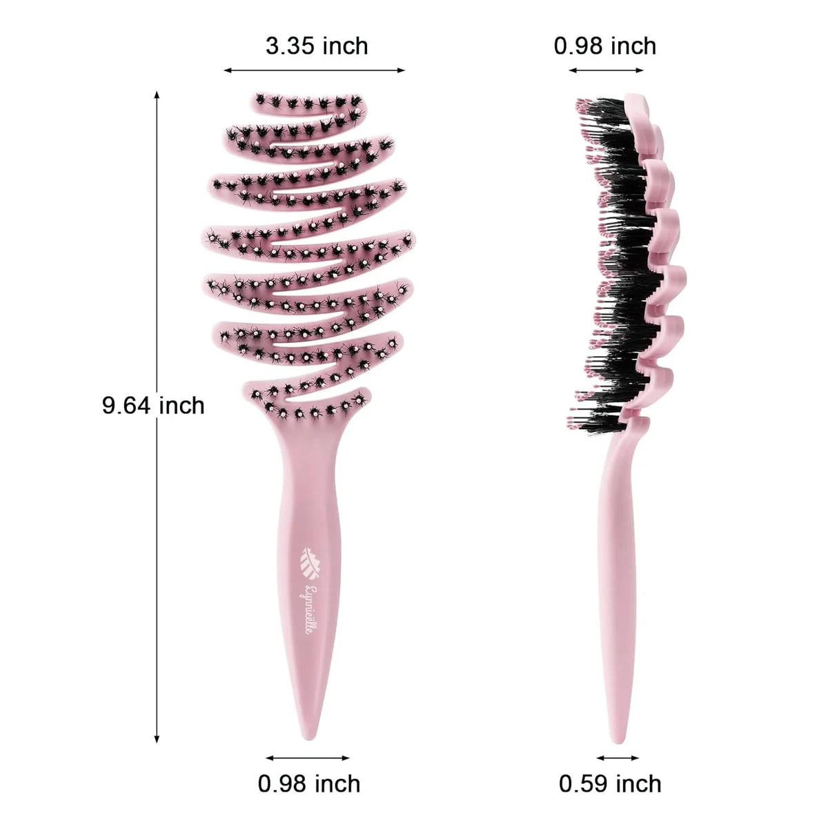 Natural Boar Bristle Hair Brush for Fine Hair - A Great Gift