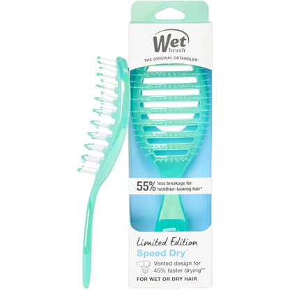 Wet Brush Speed Dry Hair Brush, Orange Crush (Summer Quencher) - Vented Design & Soft HeatFlex Bristles Are Blow Dry Safe - Ergonomic Handle Manages Tangles - Pain-Free Hair Accessories