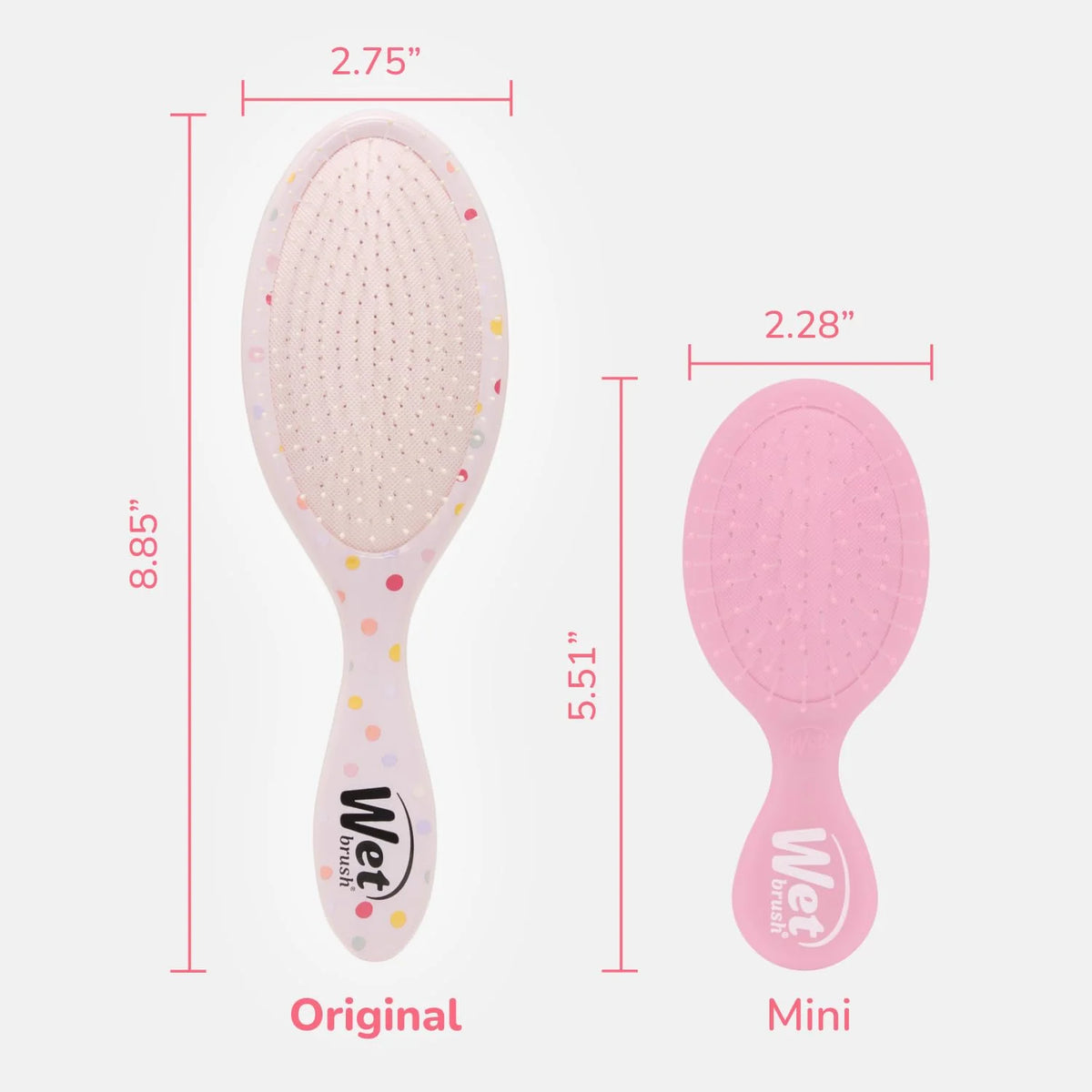 Wet Brush Original Detangling Hair Brush, Hello Disney Daisy Duck - Ultra-Soft IntelliFlex Bristles - Detangler Brush Glide Through Tangles With Ease For All - For Women, Men, Wet & Dry Hair