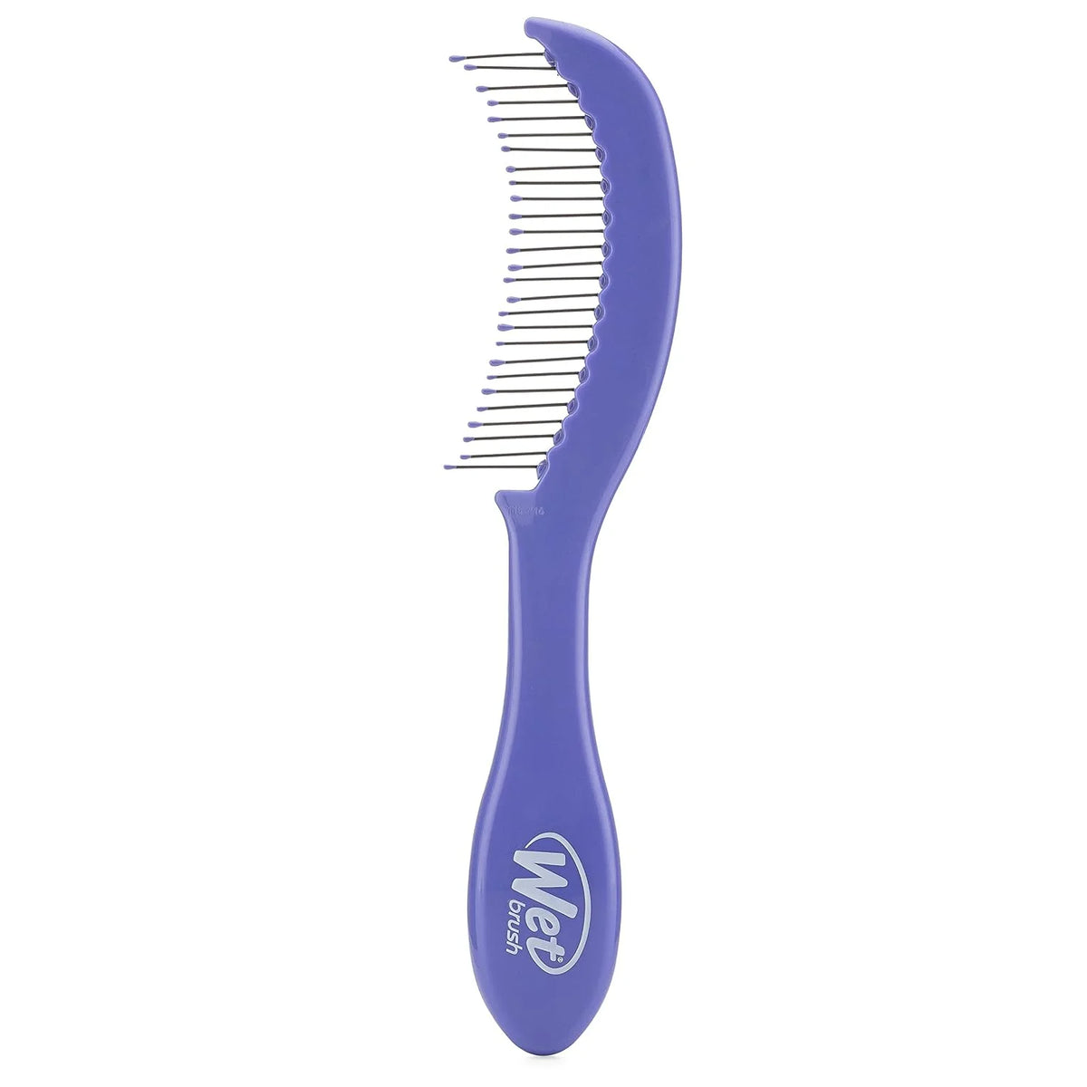 Wet Brush Thin Detangler Comb - Purple, Custom Care - All Hair Types - Ultra-Soft IntelliFlex Bristles Glide Through Tangles with Ease - Pain-Free Comb for Men & Women (Pack of 2)