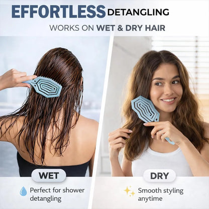 Fiora Naturals Detangling Hair Brush for Women, Detangler Hair Brush, Pink