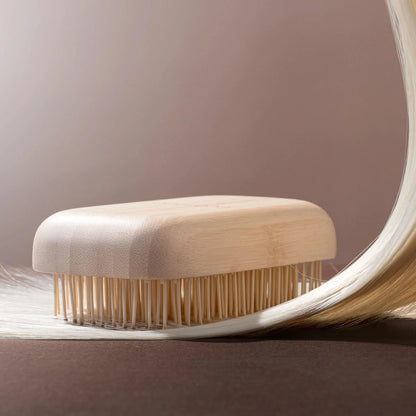 EcoTools Slick Back Hairbrush, Small Brush for Ponytail or Bun, 1 Count