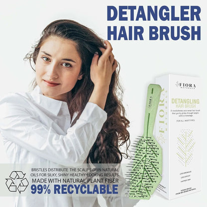 Fiora Naturals Detangling Hair Brush for Women, Detangler Hair Brush, Pink