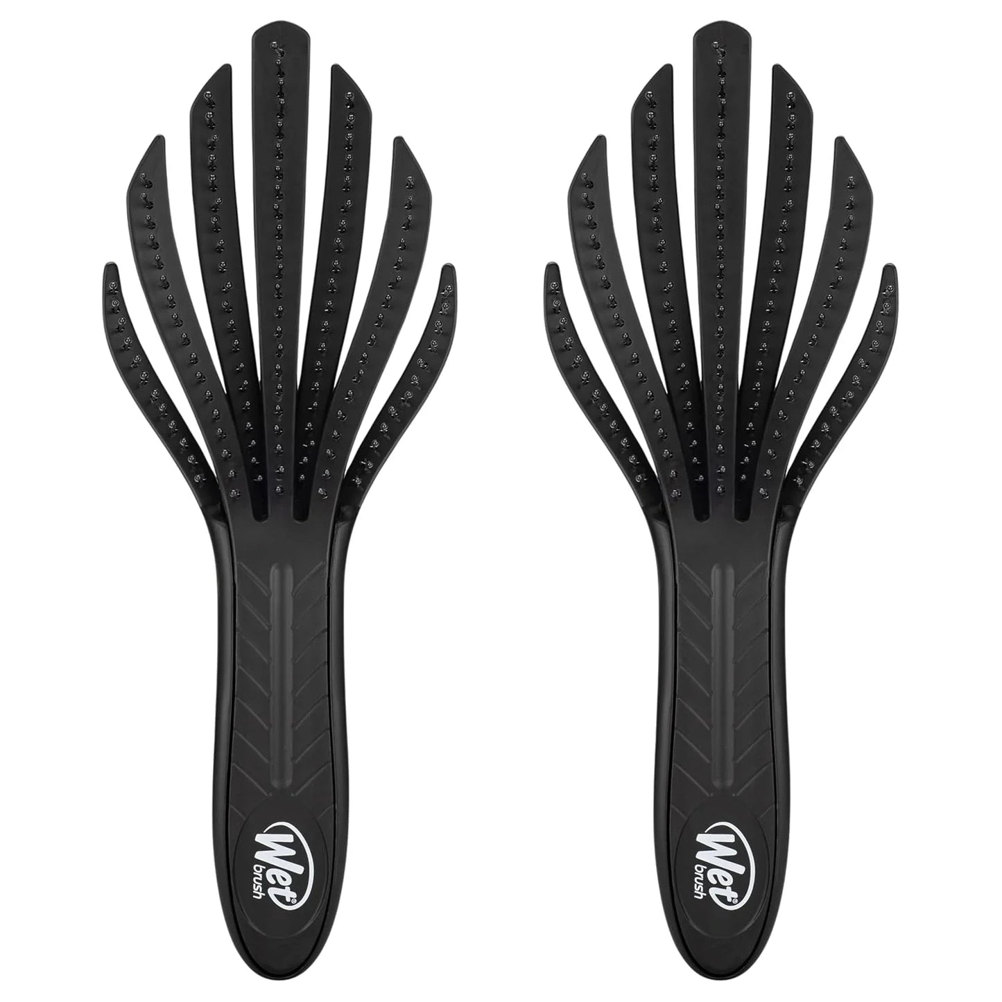 Wet Brush Go Green Curl Detangler Hair Brush - Pale Pink Ultra-Soft IntelliFlex Detangling Bristles Glide Through Tangles with Ease - Great For Curly Hair-No Split Ends & Pain-Free for Wet or Dry Hair