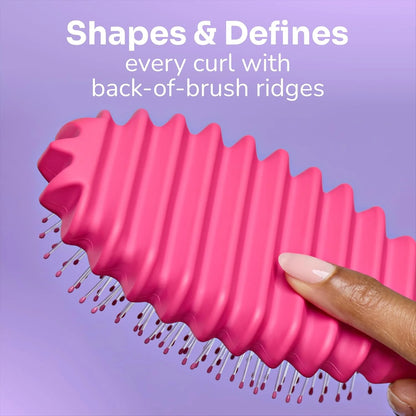 Wet Brush Curl Shaper Detangler Brush, Pink, Made for Women, Men & Kids