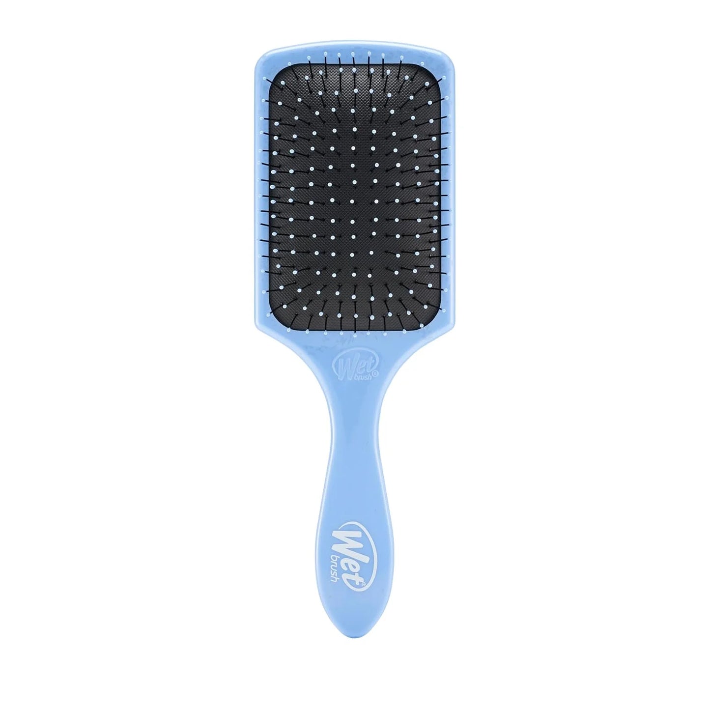 Wet Brush Refresh and Extend Paddle Detangler, Black, Detangling Brush with Infused Charcoal Ultra-Soft IntelliFlex Bristles For All Hair Types, Removes Dirt, Excess Oils & Impurities