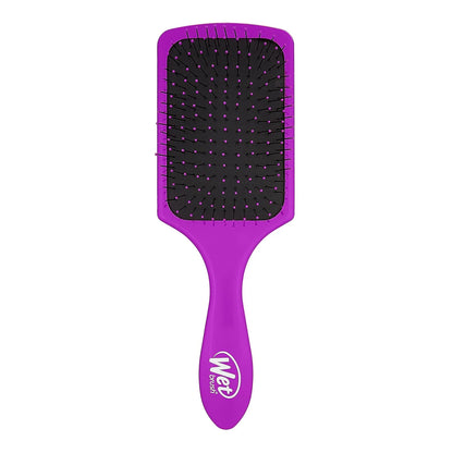 Wet Brush Refresh and Extend Paddle Detangler, Black, Detangling Brush with Infused Charcoal Ultra-Soft IntelliFlex Bristles For All Hair Types, Removes Dirt, Excess Oils & Impurities