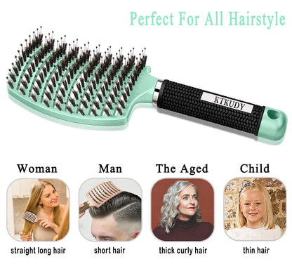 Detangling Brush for Women & Kids, Wet & Dry Hair, All Hair Types