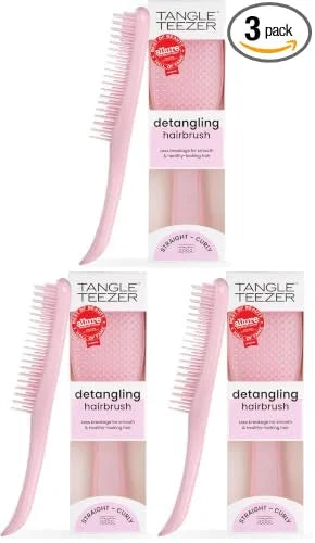 Tangle Teezer Ultimate Detangler Brush, Straight to Wavy, Millennial Pink