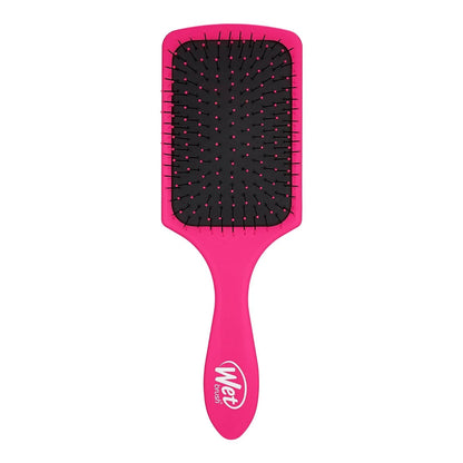 Wet Brush Refresh and Extend Paddle Detangler, Black, Detangling Brush with Infused Charcoal Ultra-Soft IntelliFlex Bristles For All Hair Types, Removes Dirt, Excess Oils & Impurities