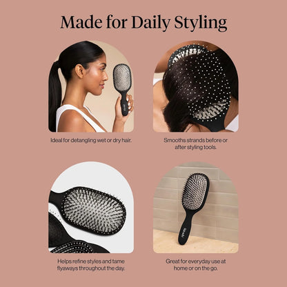 Kitsch Smooth & Polish Hair Brushes For Women and Men - Haze Blue