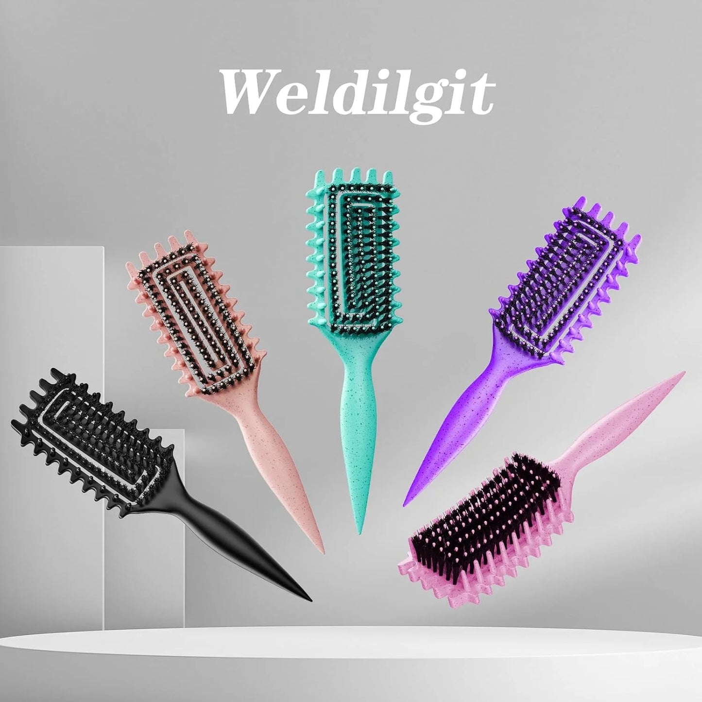 Curly Hair Brush, Curl Brush For Wet & Dry Hair,Curl Defining For Women&Men