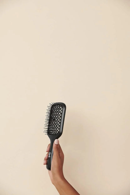 Planet Goody Ocean Rescue Vented Paddle Brush - Teal, Ouchless Detangler with Flexible Bristles, Helps Accelerate Drying, Use as a Detangling or Styling Brush, All Hair Types