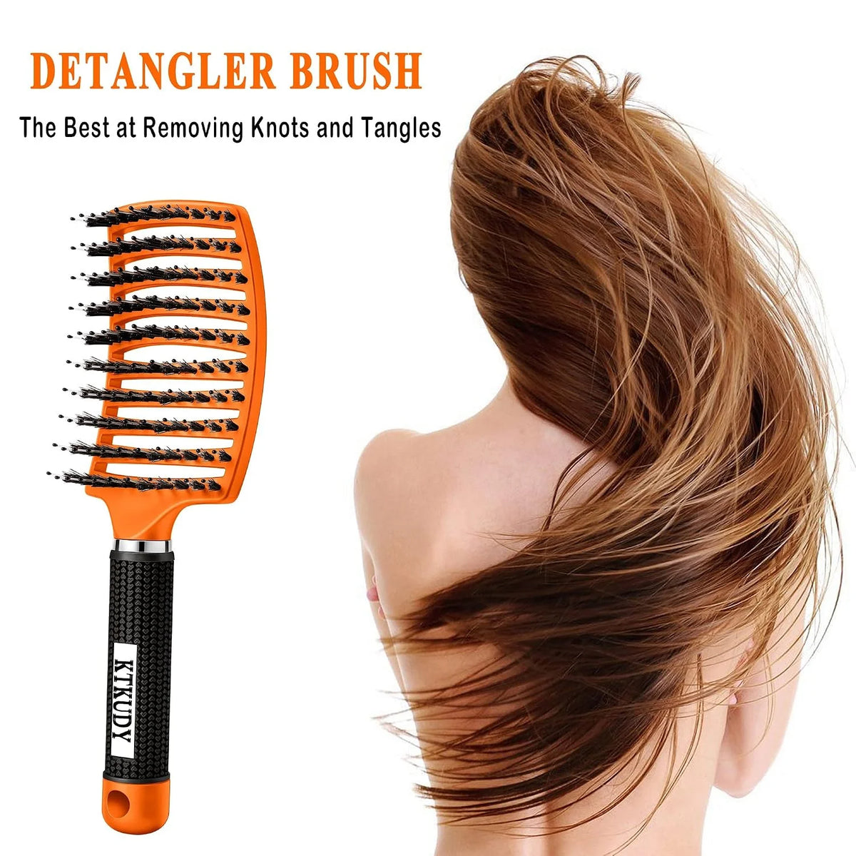 Detangling Brush for Women & Kids, Wet & Dry Hair, All Hair Types