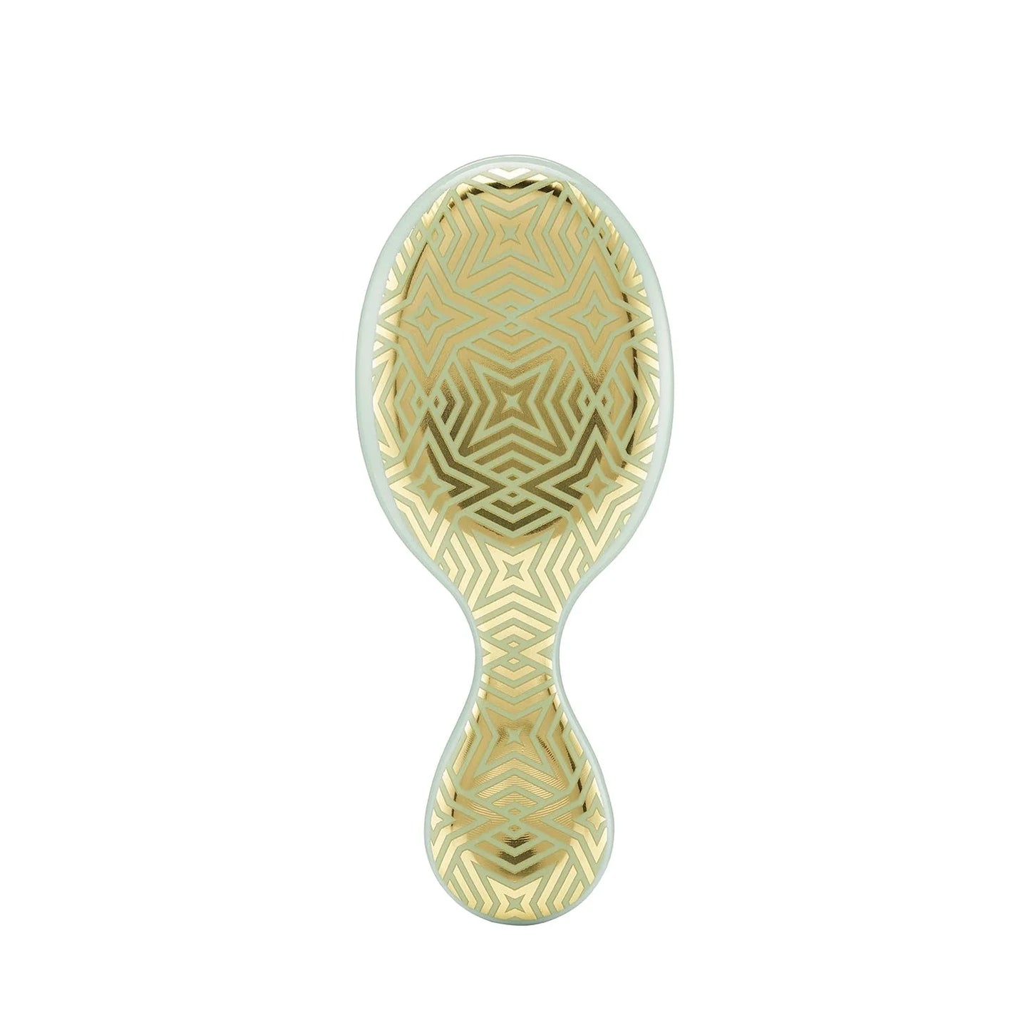 Wet Brush Mini Detangler Hair Brush - Jade Geo, Detangling Travel Hairbrush, Ultra-Soft IntelliFlex Bristles Glide Through Tangles with Ease, Pain-Free, All Hair Types