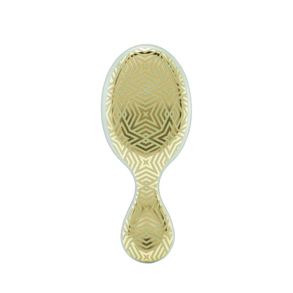 Wet Brush Mini Detangler Hair Brush - Jade Geo, Detangling Travel Hairbrush, Ultra-Soft IntelliFlex Bristles Glide Through Tangles with Ease, Pain-Free, All Hair Types
