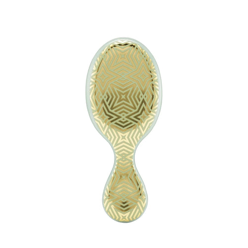Wet Brush Mini Detangler Hair Brush - Jade Geo, Detangling Travel Hairbrush, Ultra-Soft IntelliFlex Bristles Glide Through Tangles with Ease, Pain-Free, All Hair Types