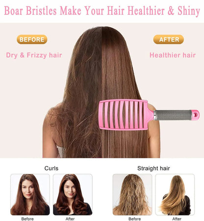 Detangling Brush for Women & Kids, Wet & Dry Hair, All Hair Types