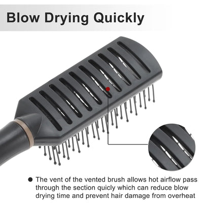 VOCOSTE Vent Hair Brush, Detangling Wet Brush, Green