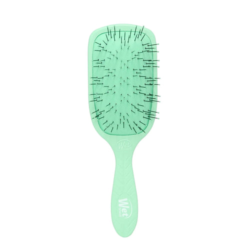 Wet Brush Go Green Thick Hair Paddle Detangling Brush, Green - Ultra-Soft IntelliFlex Bristles With AquaVent - Gently Loosens Knots While Minimizing Pain - Curly, Coarse, Long, Wet & Dry Hair