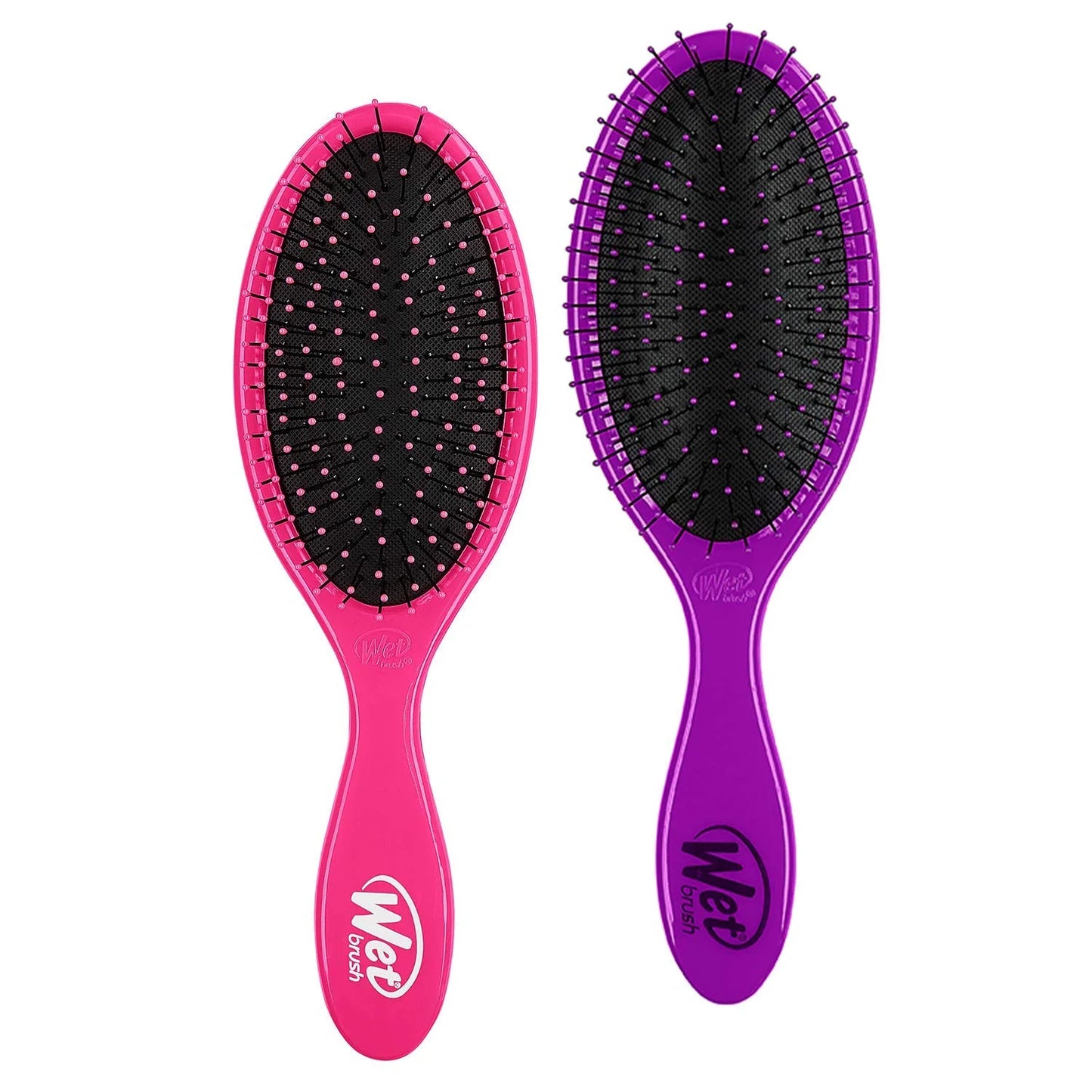 Wet Brush Original Detangler Hair Brush - Health and Peace (Pack of 2) - Exclusive Ultra-soft IntelliFlex Bristles - Glide Through Tangles With Ease For All Hair Types - Women, Men, Wet And Dry Hair