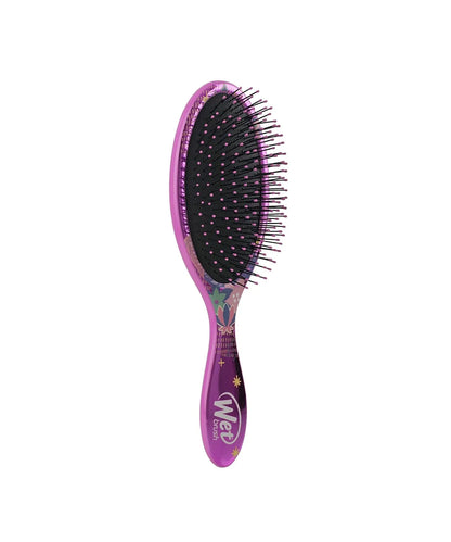 Wet Brush Disney Original Detangler Brush Princess Wholehearted - Jasmine, Dark Purple - All Hair Types - Ultra-Soft IntelliFlex Bristles Glide Through Tangles with Ease